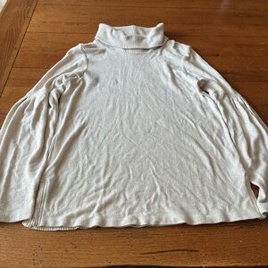 Elegant Cream Turtleneck Sweater